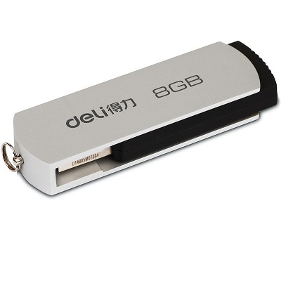 得力8Gu盤3720 辦公存儲U盤 u盤8g USB2.0高速存儲