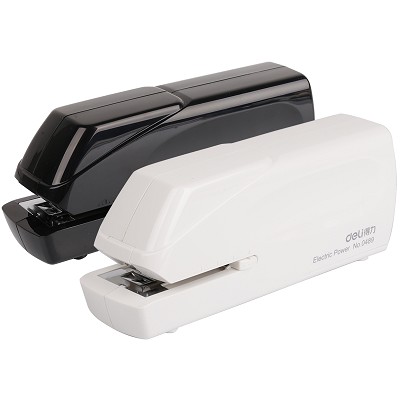 包郵得力0489電動(dòng)訂書機(jī)12號(hào)通用自動(dòng)裝訂省力訂書機(jī)可裝訂20張