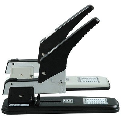 得力重型訂書機(jī) 0399加厚辦公訂書器 一次可訂210頁(yè)訂書機(jī)