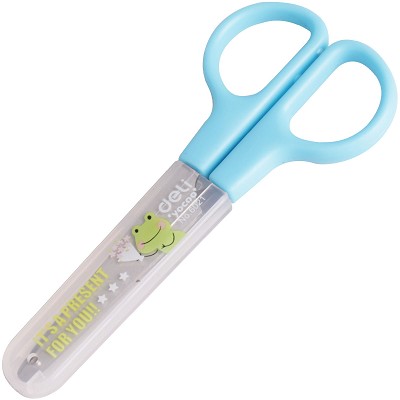 得力6021剪刀  學(xué)生安全手工剪刀 兒童安全用品 可愛卡通學(xué)習(xí)用品