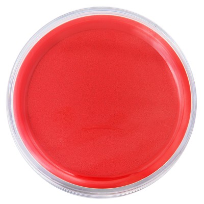 得力印臺(tái)9863 圓形快干耐水印臺(tái)  辦公財(cái)務(wù) 紅色