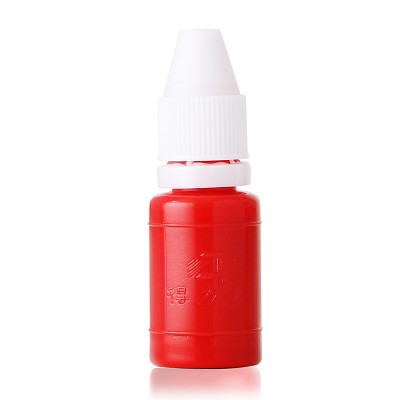 得力9873原子印油財(cái)務(wù)10m印泥  財(cái)務(wù)用品原子印臺(tái)使用油 紅