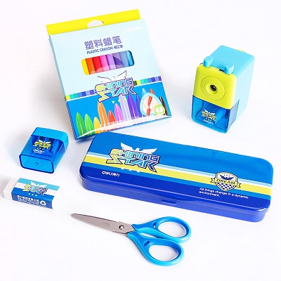 得力開學(xué)禮物 學(xué)習(xí)文具禮品禮盒套裝小學(xué)生獎品兒童禮物9610包郵