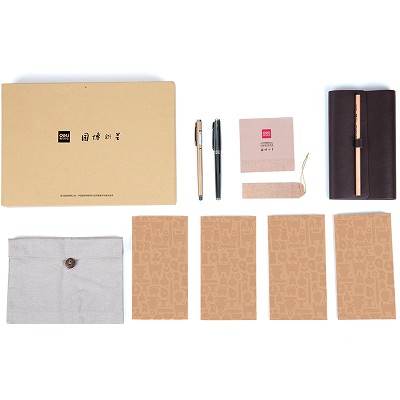 得力22221國家博物館授權(quán)套裝 限量珍藏文具禮盒辦公用品