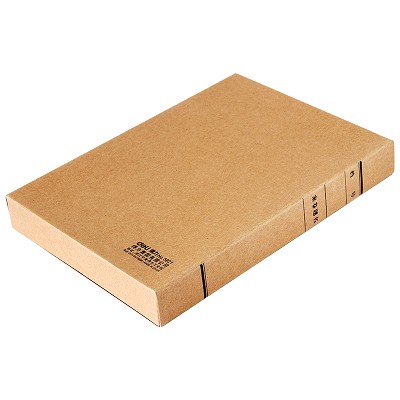 得力5921 牛皮紙檔案盒加厚A4 4cm 紙制資料盒文件盒 40mm 單個(gè)價(jià)