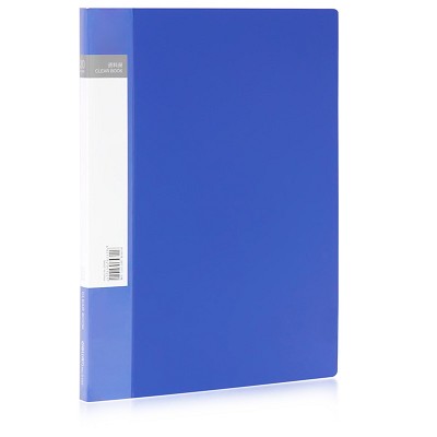 得力資料冊(cè)5102 A4文件夾插頁(yè)袋 塑料檔案收納冊(cè) 辦公用品 20頁(yè)