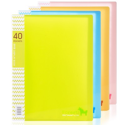 得力5164-40頁(yè)學(xué)生資料冊(cè) 時(shí)尚彩色多頁(yè)文件夾 學(xué)生試卷夾