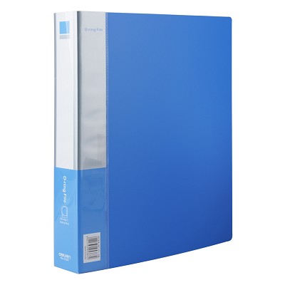 得力文件夾5387 D型二收納孔夾 辦公商務(wù)文具用品 資料整理夾單夾
