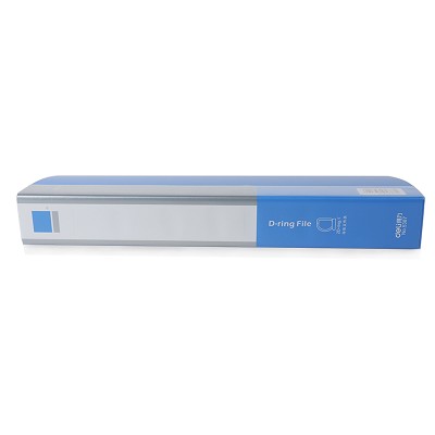 得力文件夾5387 D型二收納孔夾 辦公商務(wù)文具用品 資料整理夾單夾