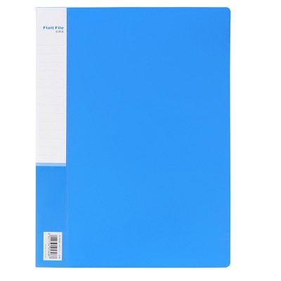 得力文件夾5308 A4資料收納夾 8寸長(zhǎng)押夾+插袋 辦公文具