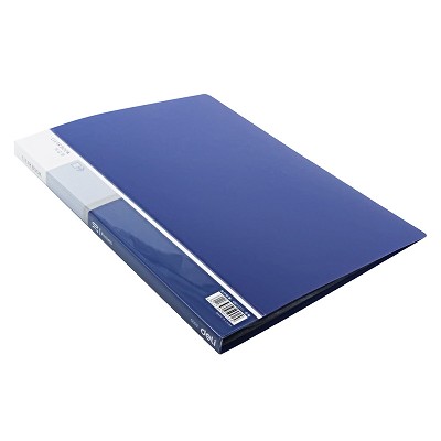 得力文具5002文件夾插頁(yè)袋 A4活頁(yè)經(jīng)濟(jì)型資料冊(cè) 辦公收納20頁(yè)