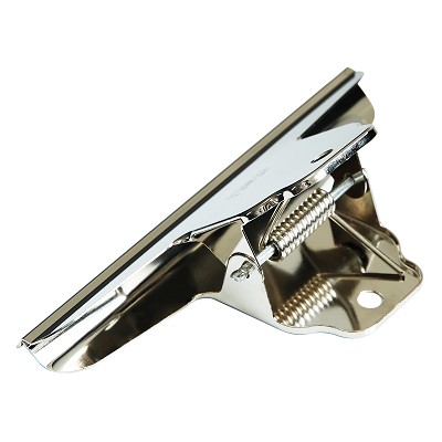 得力山形鐵票夾9531 金屬報刊資料整理夾 銀色票據(jù)夾 4只/袋145mm