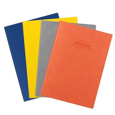 得力新品3183皮面本彩色噴邊PU材質(zhì)記事本25K創(chuàng)意日志筆記本