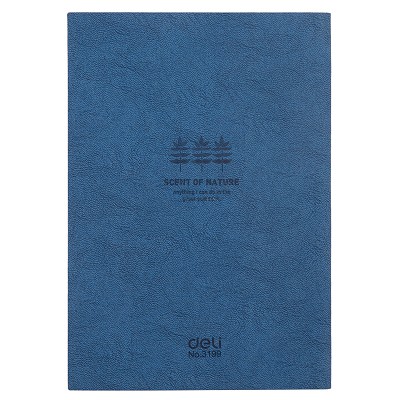 得力時(shí)尚記事本壓印皮面本創(chuàng)意工作筆記典雅質(zhì)感清新亮麗80頁3199
