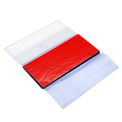 deli得力9370藍色雙面薄型48k復(fù)寫紙（18.5×8.5cm）手寫票據(jù)使用