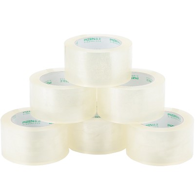 33020得力品正膠帶紙 封箱膠帶 50um*60mm  100m  6卷價(jià)