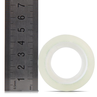 得力30029文具透明膠帶學(xué)生文具手工使用膠布 6卷價(jià) 12mm*1
