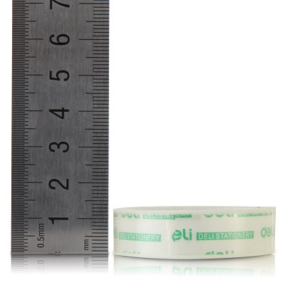 得力30029文具透明膠帶學(xué)生文具手工使用膠布 6卷價(jià) 12mm*1