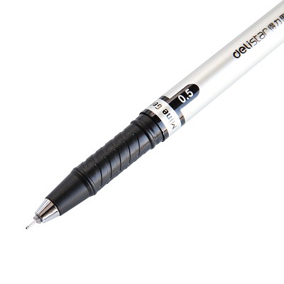 辦公用品 得力S36中性筆碳素筆水筆簽字筆辦公文具書寫筆0.5mm