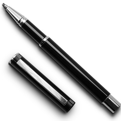得力S80/S81中性筆辦公簽字筆金屬殼簽字筆商務(wù)碳素筆