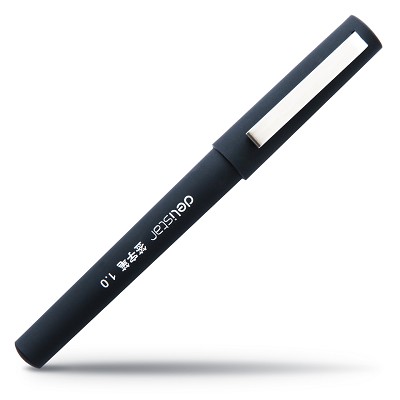 得力S24中性筆 黑色碳素筆水筆簽字筆 學(xué)習(xí)辦公 1.0mm
