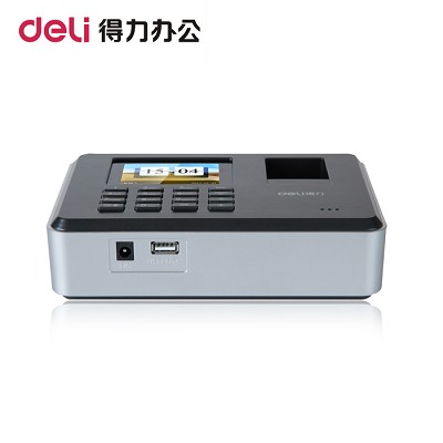 得力33025指紋考勤機彩屏指紋式打卡機簽到機指紋簽到機全國聯(lián)保