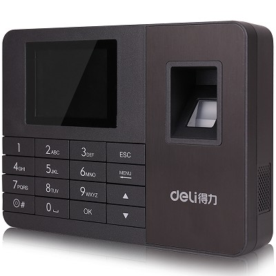 得力T902考勤機指紋打卡機打卡膜打卡套指紋識別