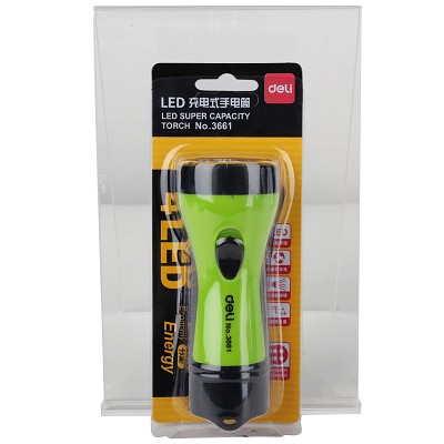 得力充電式LED手電筒3661 4燈頭強(qiáng)光遠(yuǎn)射夜行戶外2檔可調(diào)商城