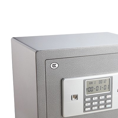 得力3613 電子密碼防盜雙層保管箱 3C認(rèn)證保險箱 保險柜 包郵