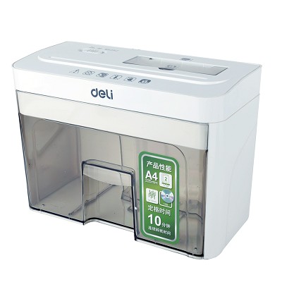 得力9932多功能桌面型電動(dòng)碎紙機(jī)辦公用品可碎A4紙卡光盤聯(lián)保包郵